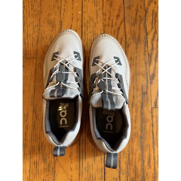 On Running Cloudaway Shoes Womens Size 7.5 Gray Tan Slip On Hiking 49.98406 - Picture 7 of 12
